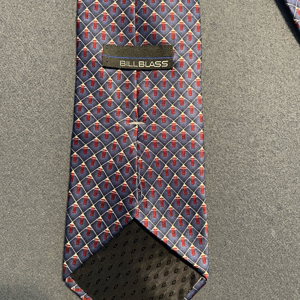 Billblass tie, blue